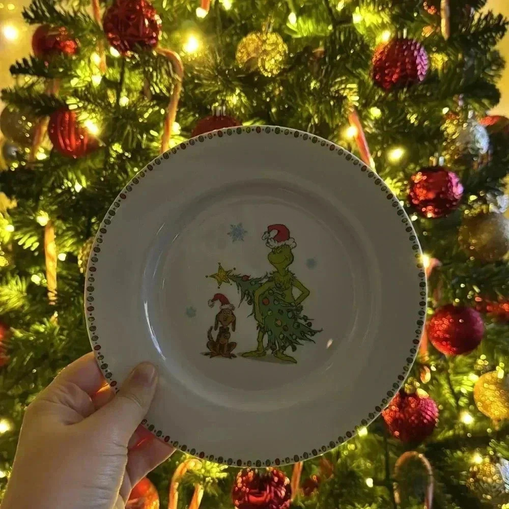 DR. SEUSS HOW THE GRINCH STOLE CHRISTMAS Dinner Plates
